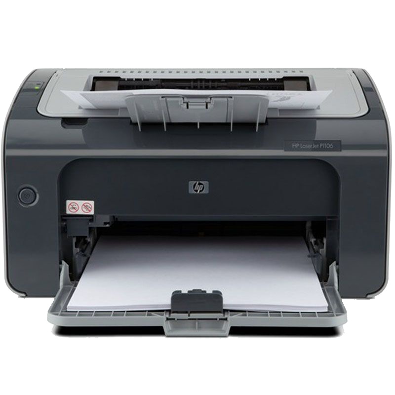 惠普(HP)LaserJet Pro P1106 黑白激光打印机 学生打印作业打印