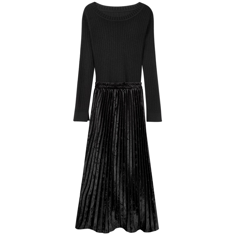 2019爱居兔秋季女装两件式设计针织衫 连衣裙