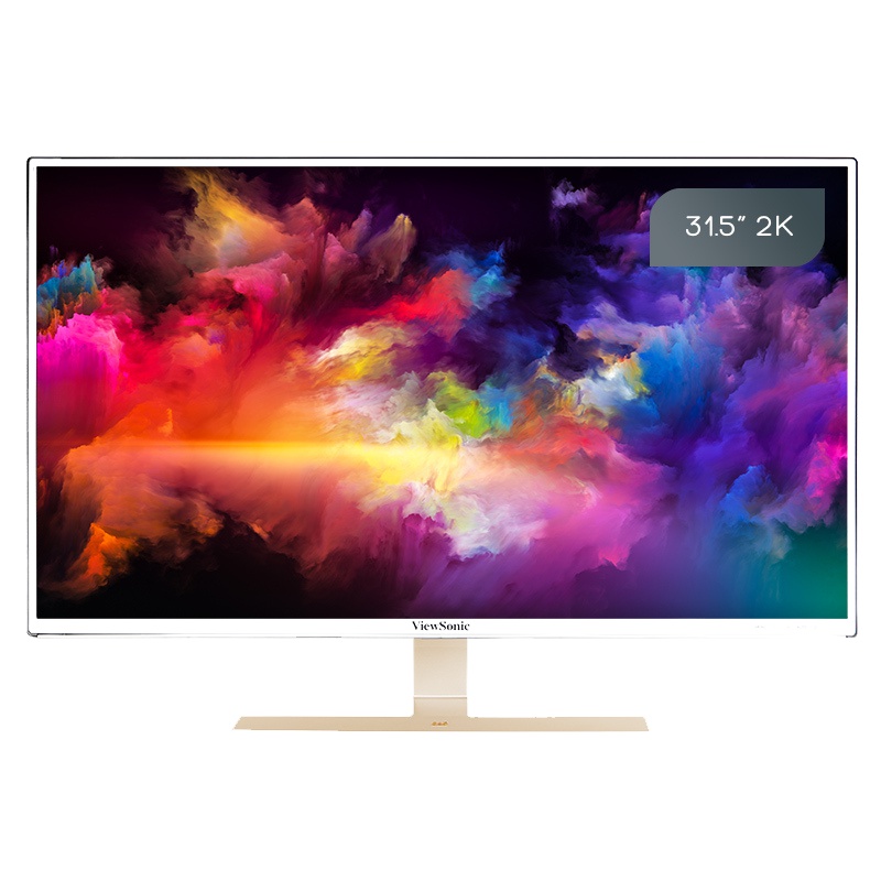 优派VX3209-2K 32英寸高清hdmi dp液晶ips显示屏电脑台式超窄边框显示器办公家用游戏电竞吃鸡屏外接笔记本