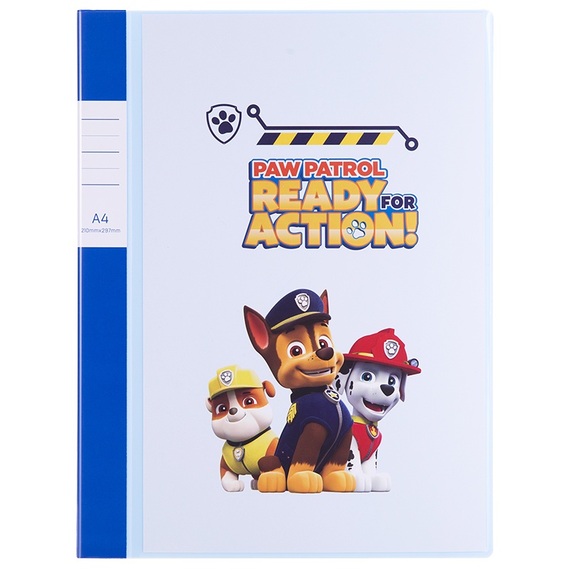 得力汪汪队资料册收集册a4文件夹学生卷子分类孕期检查报告收纳试卷夹多功能透明高中生插页分页神器72463LAN