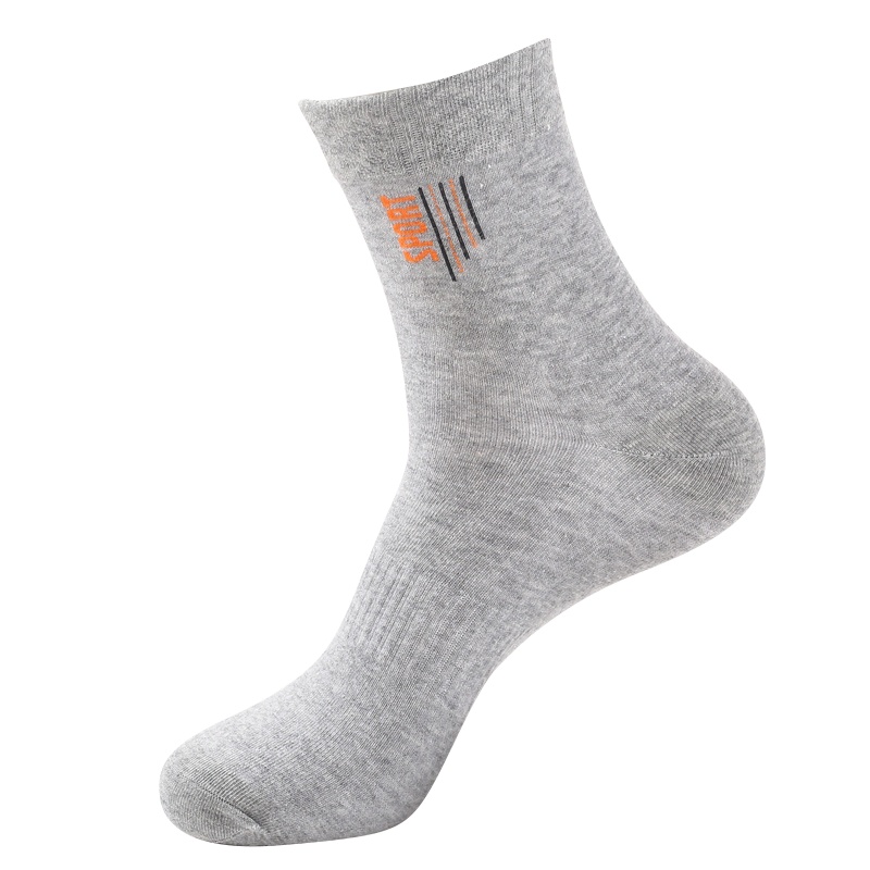 浪莎男袜四季款精疏棉透气吸汗棉袜中筒短袜长袜男士纯棉6双