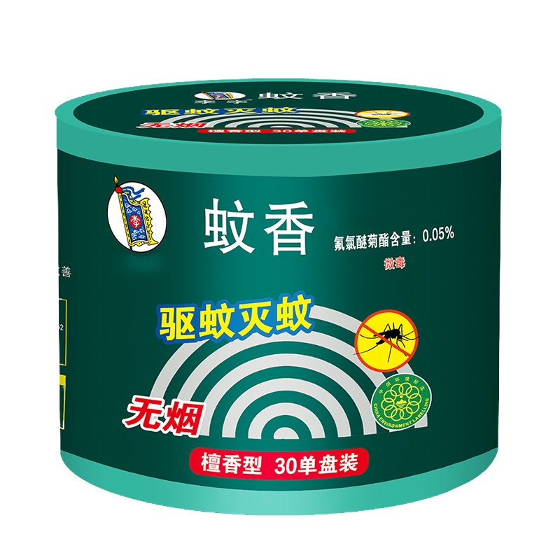 李字 无烟家用驱蚊灭蚊檀香 30盘/盒