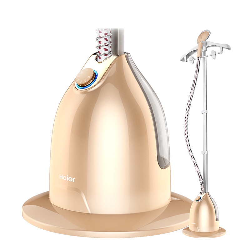 海尔(Haier)挂烫机 HY-GD1806G1 1.8L 单杆6档 铝材质发热器 家用蒸汽 支持防干烧 立式挂烫机