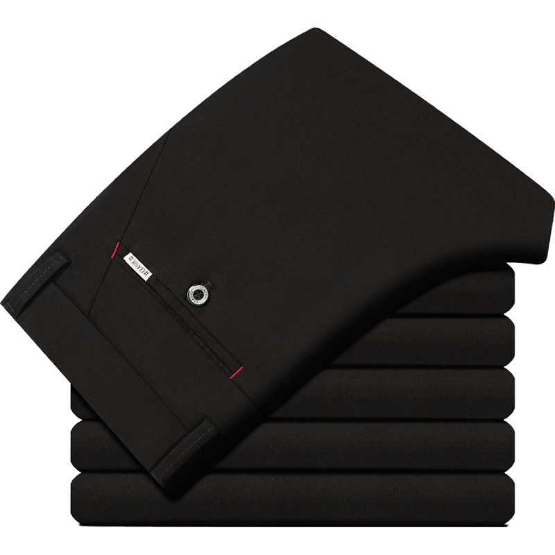 [棉质弹力]男装秋冬新款男士休闲裤男商务修身小直筒时尚潮流韩版小脚裤男士工装裤男士运动长裤李维犀牛LEEVIRHINO