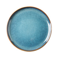 IJARL 亿嘉 陶瓷韩式餐具窑变釉工艺平盘8.5英寸两只装微波炉适用 星光盘