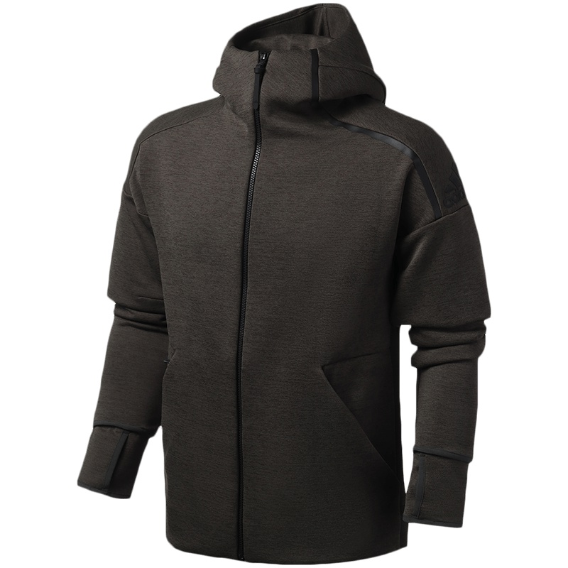 阿迪达斯男服夹克外套连帽ZNE休闲运动服EB5233