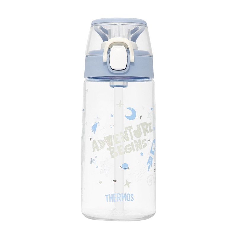 膳魔师Tritan孕婴童水杯运动吸管瓶时尚随行杯青年运动健身旅行出游便携水杯TCSJ-553 GR