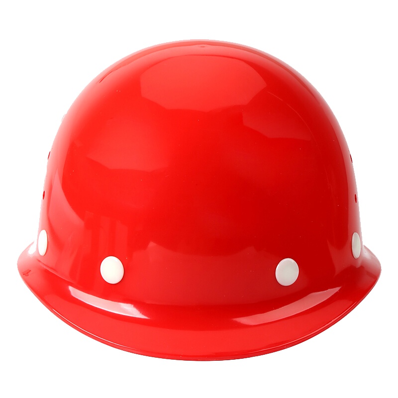 赛拓(SANTO)工地安全帽 盔式透气安全帽 红色*10件 支持印制LOGO 20顶起印 2002-1