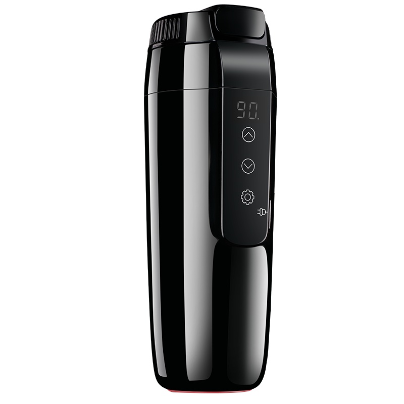 科敏G350车载电热杯汽车加热车用水杯热烧水壶12V电开水热水器24V[仅车用]亚光黑