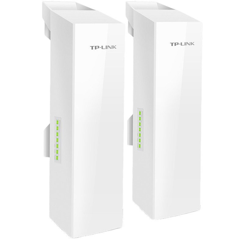 TP-LINK 无线网桥监控大功率室外AP远距离WIFI视频传输 无线CPE免配置 千兆 5km传输 S5G-5KM套装