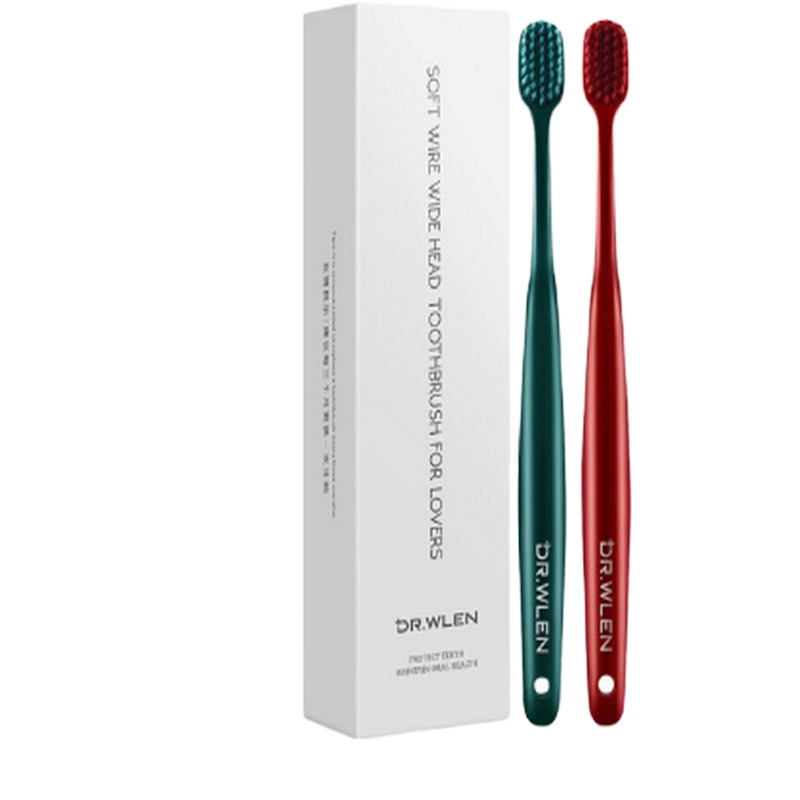 迪王牙刷软毛细毛成人家庭装情侣款 2支装