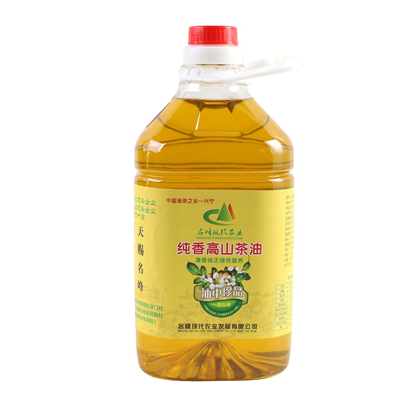 名峰 兴宁高山山茶油 一级初榨茶油 食用油纯正原香初榨茶籽油 月子油BB油