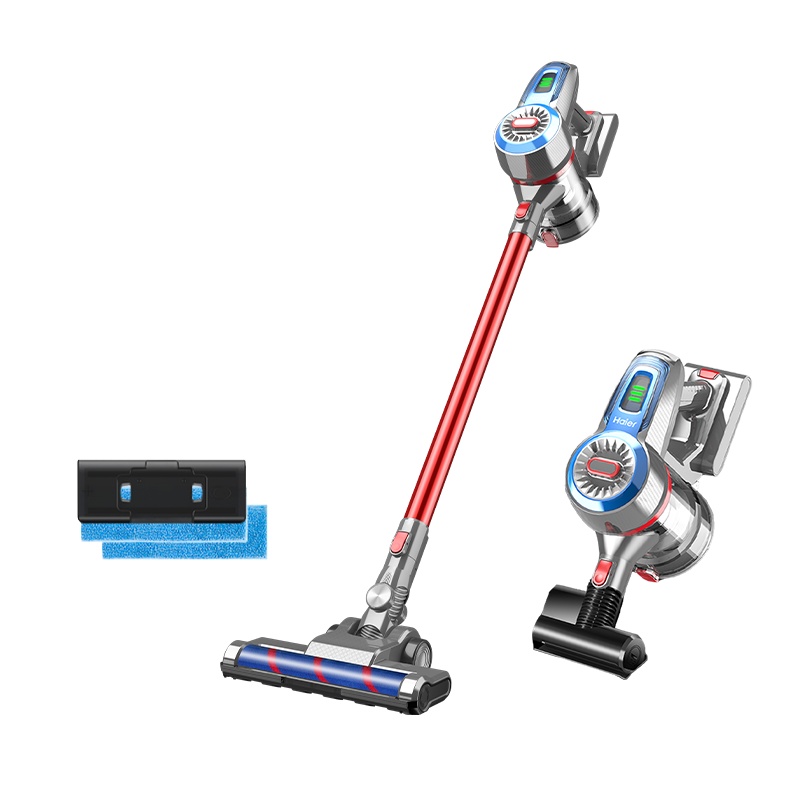 海尔(Haier)无线手持推杆式吸尘器HZ-G581G家用多功能无线手持立式推杆大功率大吸力轻便除螨