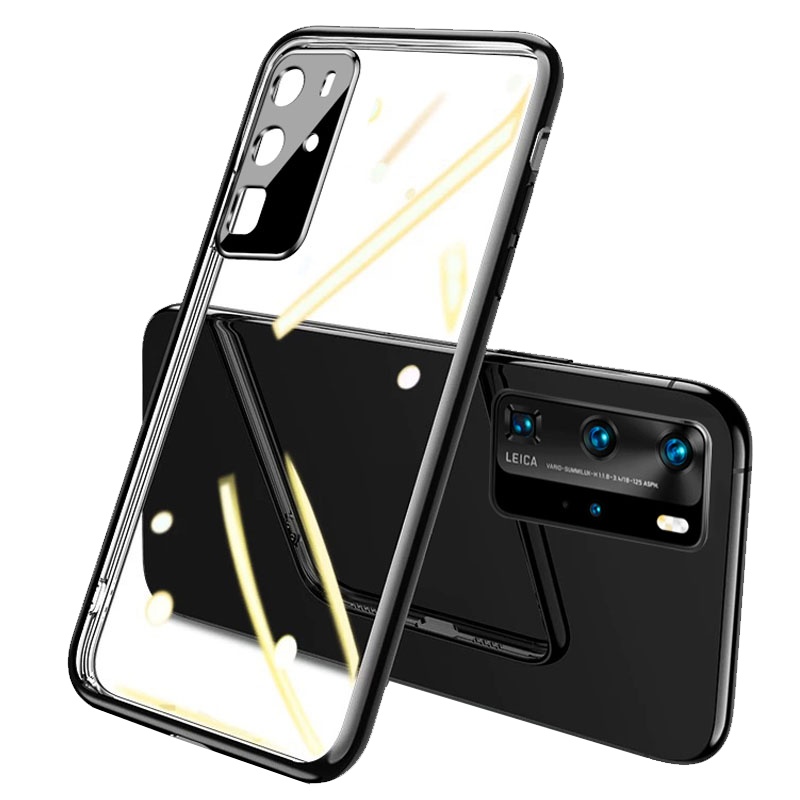 KONEL 华为p40pro手机壳华为p40轻薄P30透明硅胶保护套P40pro+全包防摔网红男女软壳5G挂绳电镀潮个性