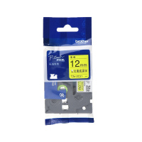 兄弟(brother) TZe-C31 原装正品24mm 荧光黄底黑字 标签打印机色带(计价单位:个)