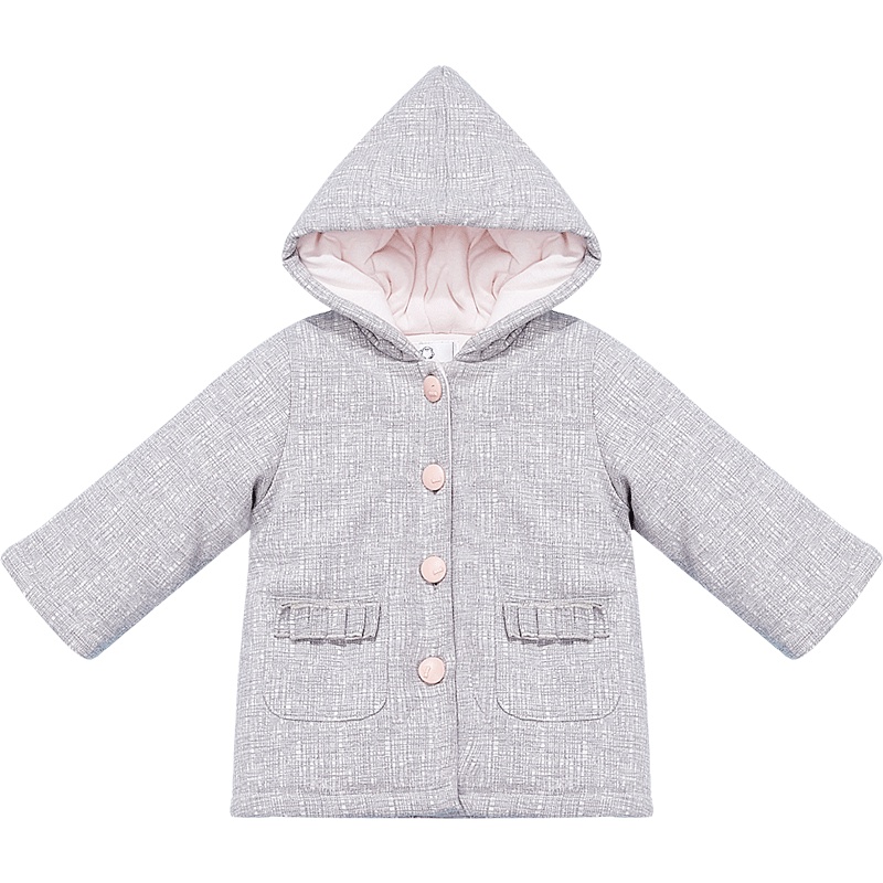 婴姿坊童装女童棉衣中大儿童洋气冬装棉袄小女孩中长款加厚保暖棉服