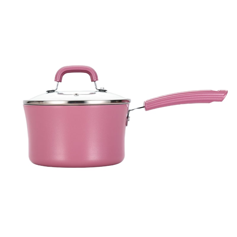 炊大皇(COOKER KING)小蛮腰奶锅18cm KA48547平底汤锅麦饭石不粘锅