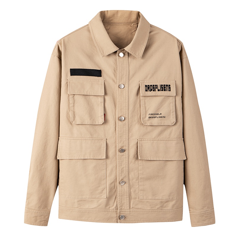 雪中飞男士2019春秋新款工装外套韩版潮流帅气夹克男宽松百搭外衣服