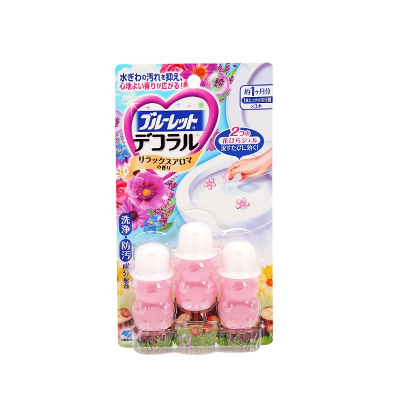 [小林]洁厕灵凝胶花瓣自然马桶除臭去异味小花清洁剂芳香剂