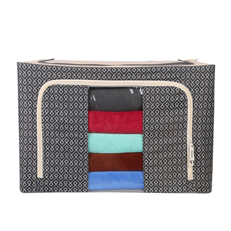 绿之源 牛津布收纳箱可折叠大号布艺衣物收纳储物整理箱88升