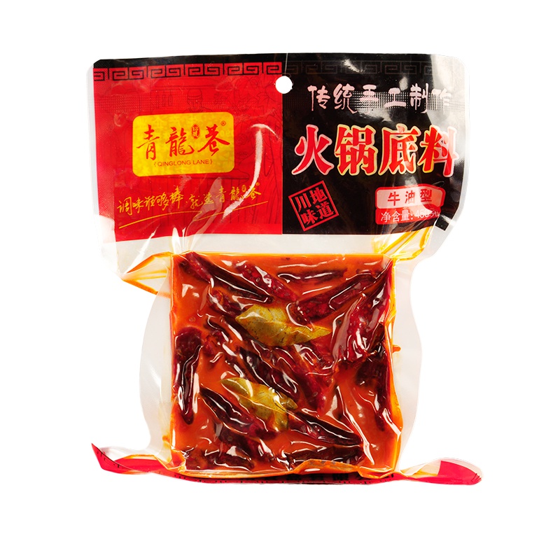 青龙巷火锅底料450g 重庆火锅料手工制作牛油底料家用麻辣烫麻辣香锅底料