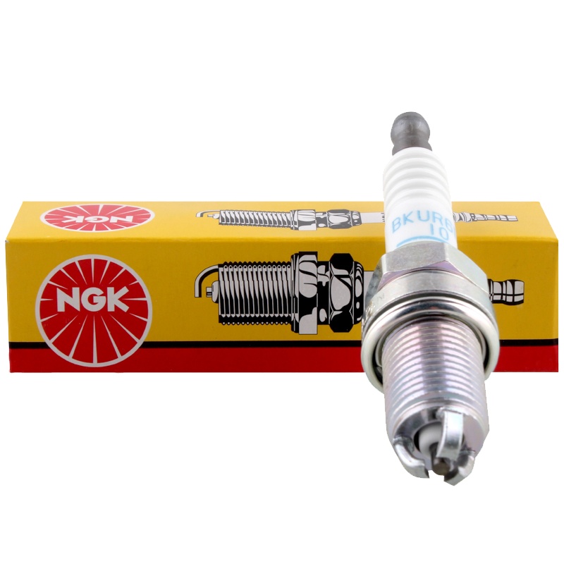 NGK 镍合金三极火花塞 BKUR6ET-10 2397/2276 四支装 大众宝来经典/奇瑞E5/奥迪A6/高尔夫/帕