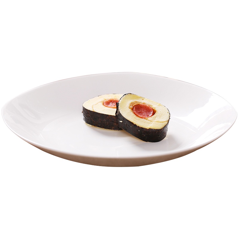 LICHEN景德镇骨瓷纯白方形盘碟6.5英寸陶瓷盘碟一个