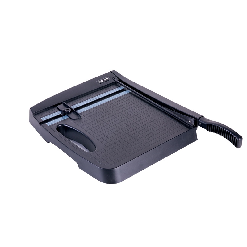 得力8051A切纸机(黑色)切边机 小型裁切刀 纸裁刀 闸刀 纸刀 剪纸机切照片机