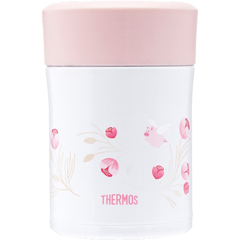 膳魔师,膳魔師(Thermos)焖烧杯/罐TCLA-470S朱一龙同款花系列真空不锈钢食物保温罐304不锈钢470ML