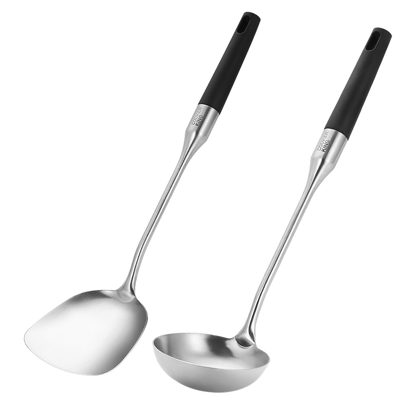 炊大皇防烫不锈钢铲勺两件套 WG36315