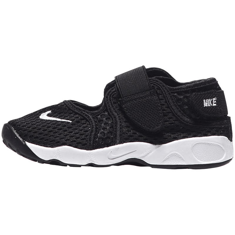 【自营】NIKE耐克男婴小童休闲鞋网面透气镂空运动鞋317415 317415-014黑+白 25码/适合脚长135mm
