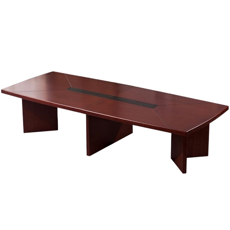 心业2.8米油漆饰面会议桌XY28YQZ会议桌.   此产品单件不出售批量请联系客服