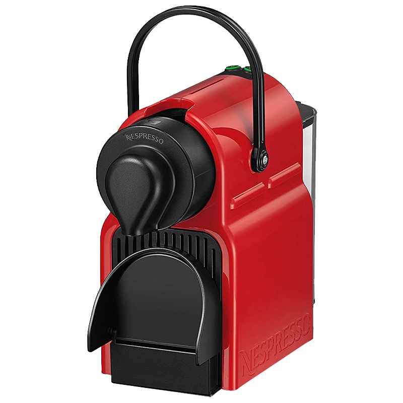 krups进口Nespresso Inissia系列泵压式全自动胶囊咖啡机 XN1005 红色