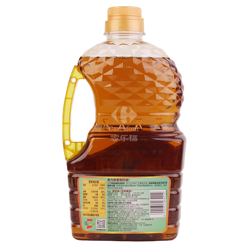多力浓香菜籽油1.8L 食用油