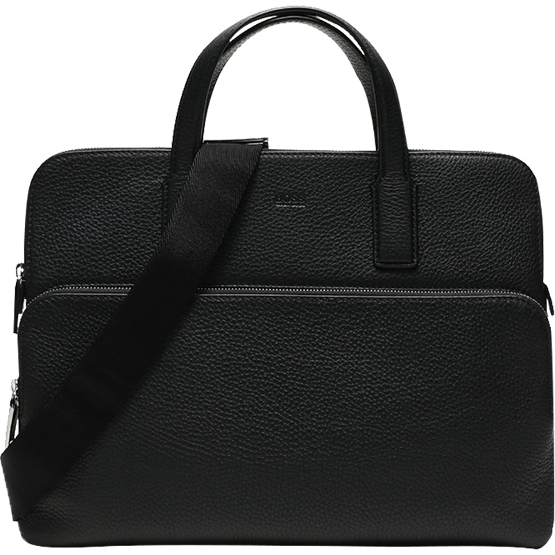 HUGO BOSS 雨果博斯 男士牛皮手提包单肩斜挎包公文包 50402664