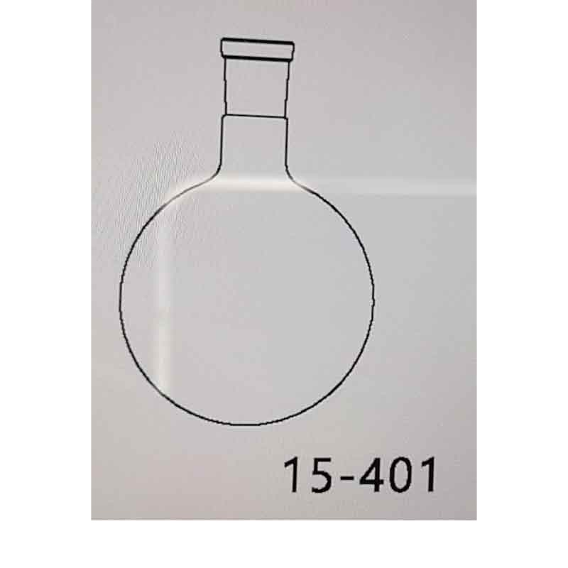 大通轩恒 圆底单口烧瓶1000ML口径24MM中径口 1个/件（单位：件）