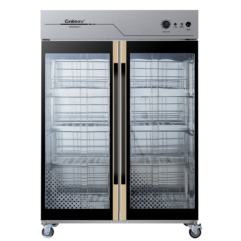 康宝GPR700A-7 850L 双门大容量商用柜 紫外线消毒 碗筷餐具消毒 消毒柜中温热风循环柜