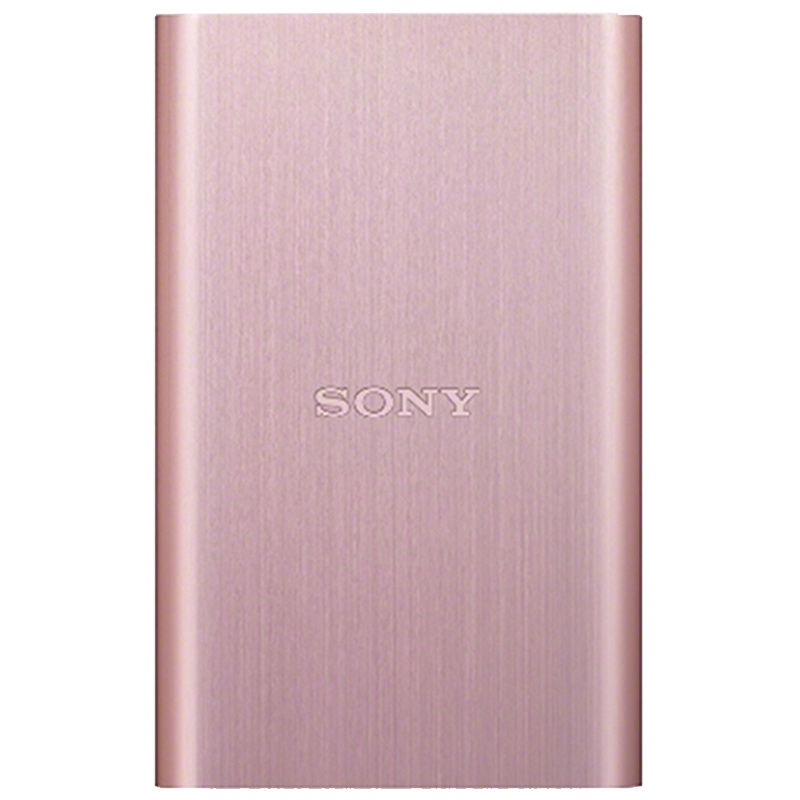 Sony/索尼 移动硬盘HD-E1(粉红色）金属机身 高速USB3.0 经典系列 sony 移动硬盘 1tb2.5英寸值