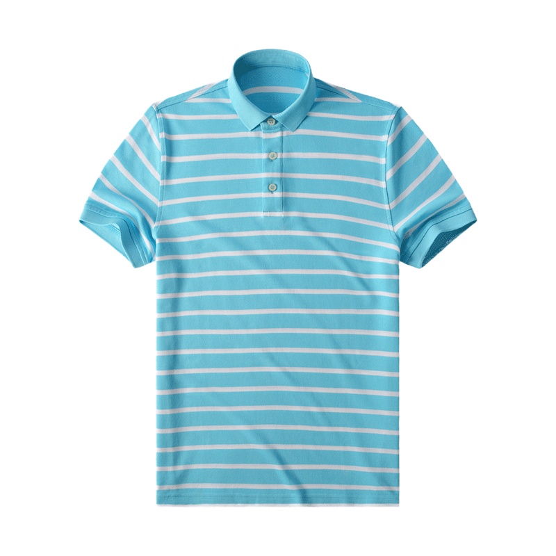 布先生短袖T恤 polo衫条纹体恤男印花上衣原宿风t恤男 AT10018