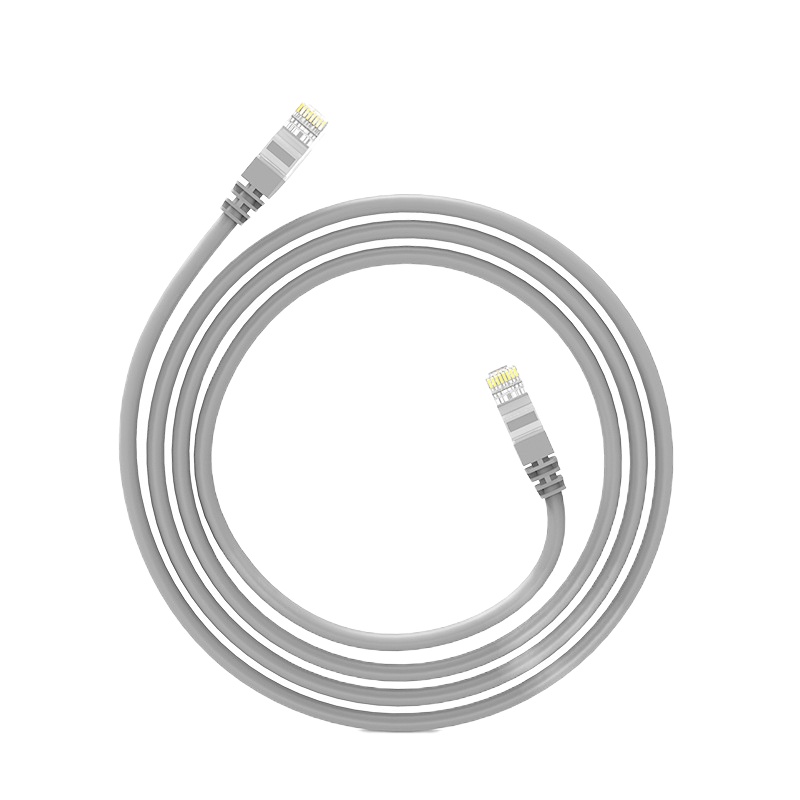 XPWY河北鑫鹏 超五类非屏蔽成品网线跳线 八芯双绞连接线 1米 灰色 按条销售